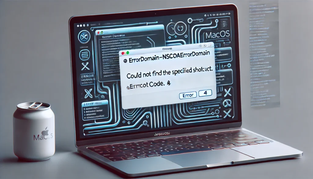 errordomain=nscocoaerrordomain&errormessage=could not find the specified shortcut.&errorcode=4