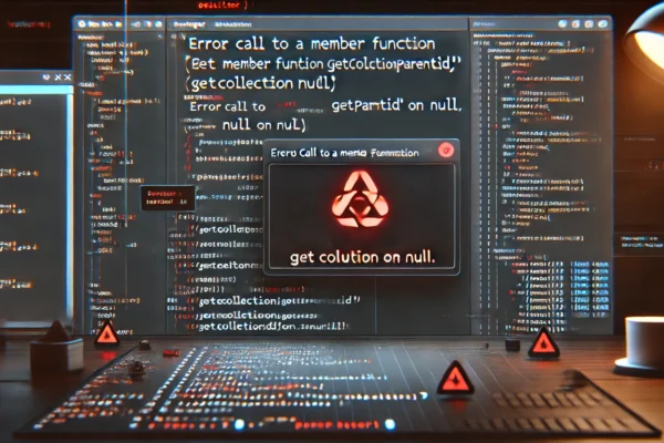 Get Rid of the ‘Error Call to a Member Function getcollectionparentid() on Null’ Error in No Time! error call to a member function getcollectionparentid() on null