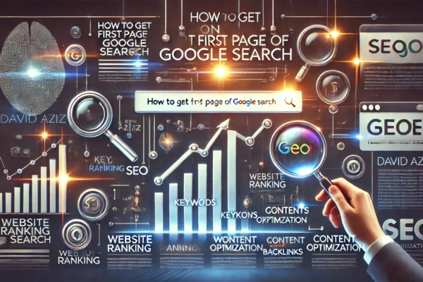 How to Get on First Page of Google Search David Aziz – The Untold Secret! how to get on first page of google search david aziz