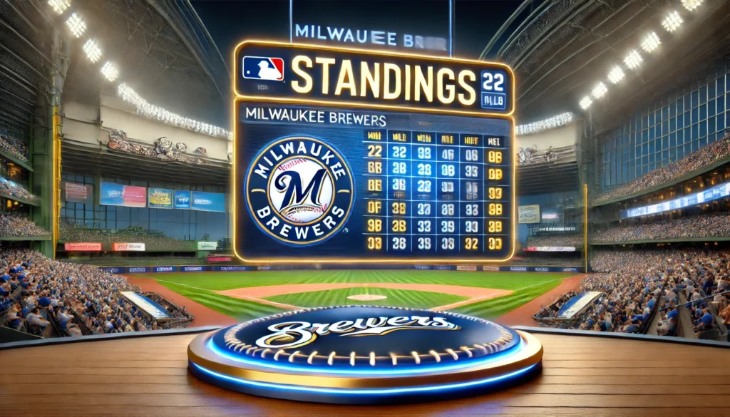 milwaukee brewers standings